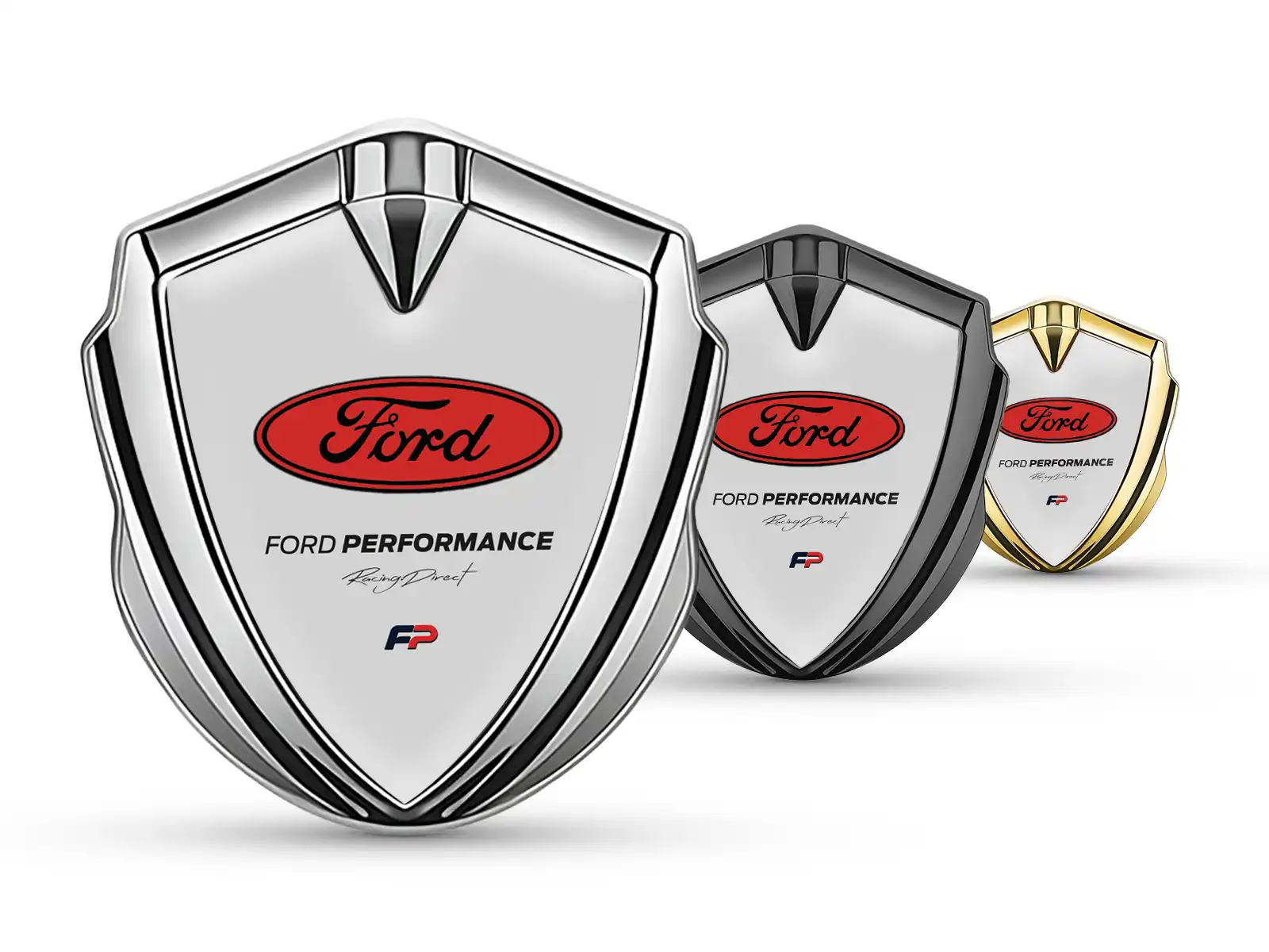 Ford Metall Emblem Abzeichen High-End Design Drift Look